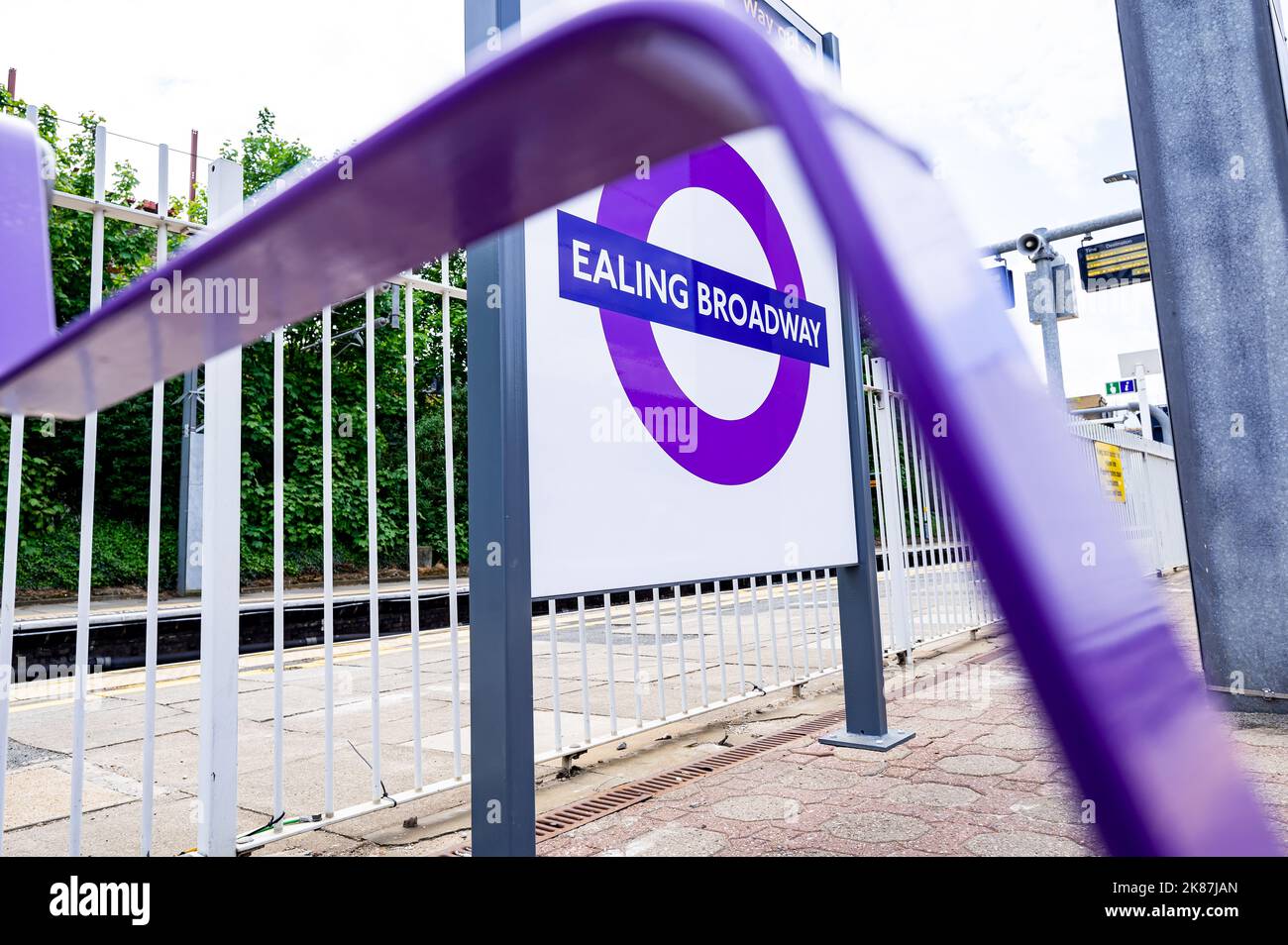 Ealing Broadway Elizabeth Line Station Stock Photo Alamy