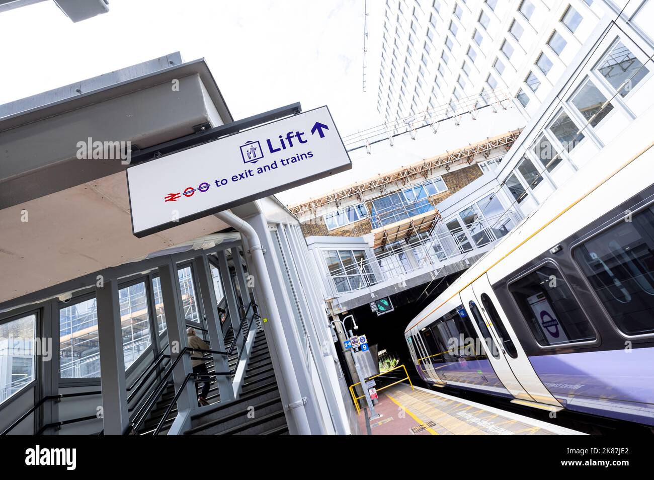 Ealing Broadway Elizabeth Line Station Stock Photo Alamy