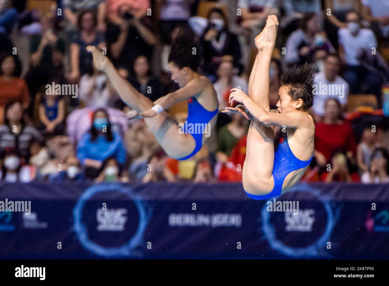 Berlin, Germany. 21st Oct, 2022. Water diving World Cup, decisions