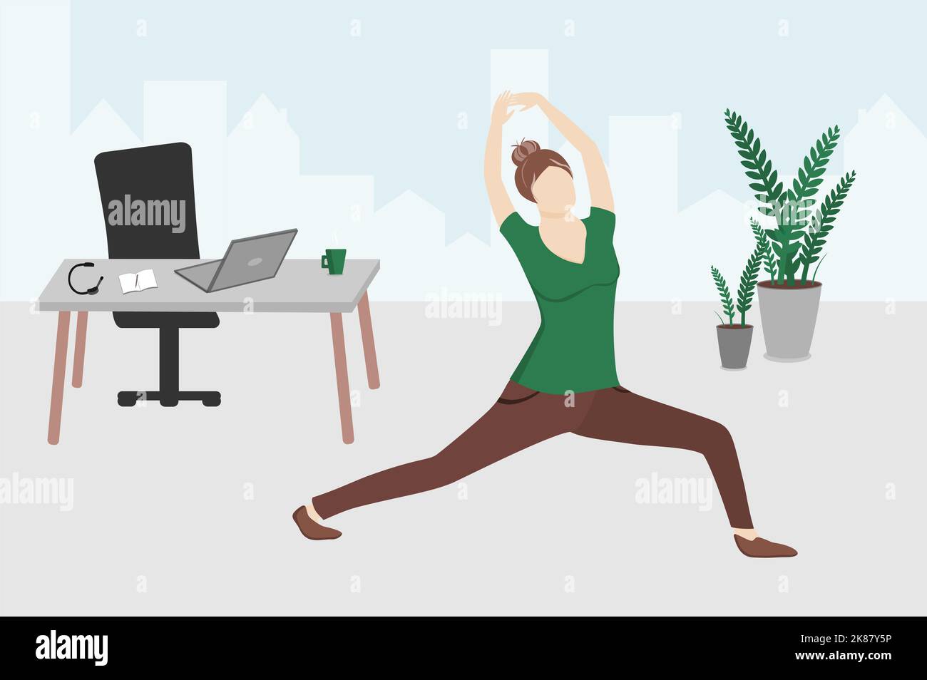 Stretching stretches Stock Vector Images - Alamy