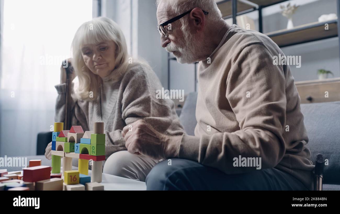 Retired couple dementia playing hi-res stock photography and images - Alamy