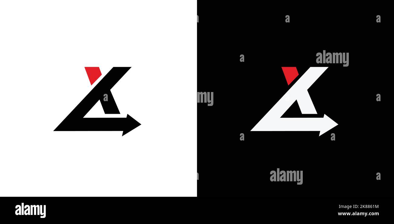 XL initials logo design, unique and modern combination of direction