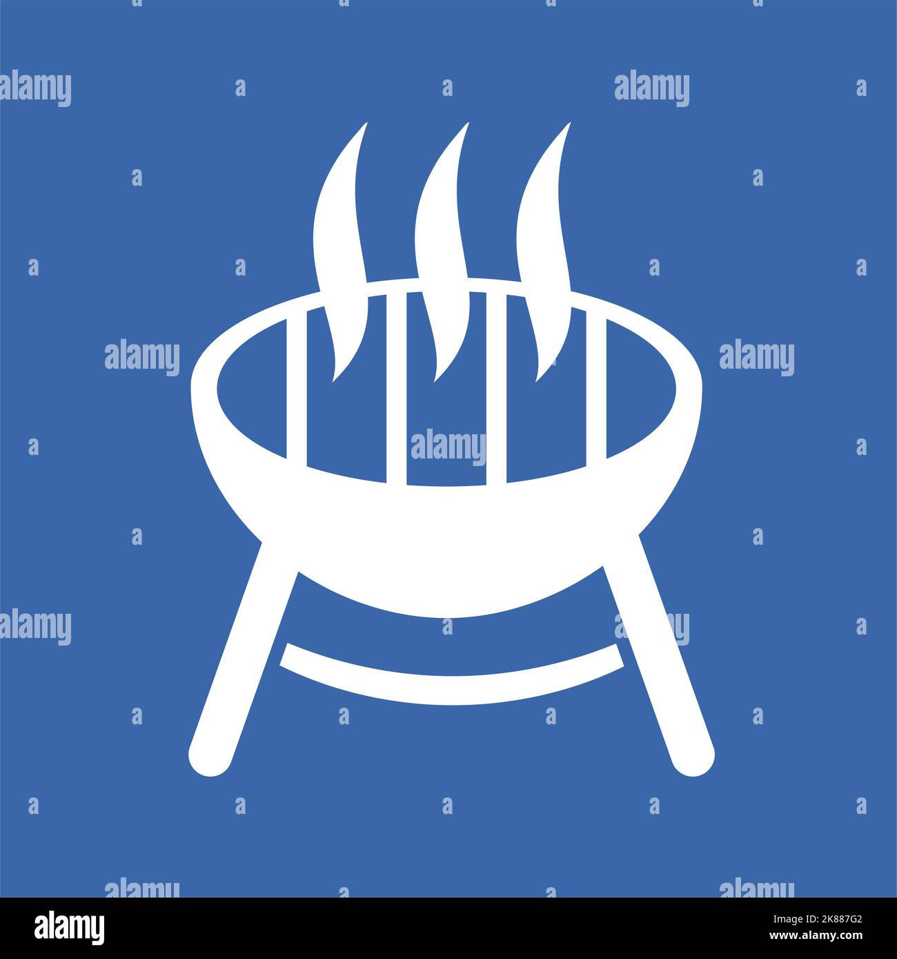 Barbacue icon Stock Vector