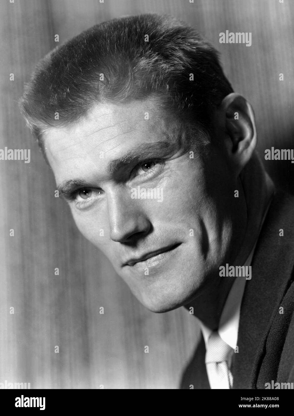 Chuck Connors  Actor   01 May 1953   **WARNING** This Photograph is for editorial use only and is the copyright of The Film Company and/or the Photographer assigned by the Film or Production Company and can only be reproduced by publications in conjunction with the promotion of the above Film. A Mandatory Credit To The Film Company is required. The Photographer should also be credited when known. No commercial use can be granted without written authority from the Film Company. Stock Photo