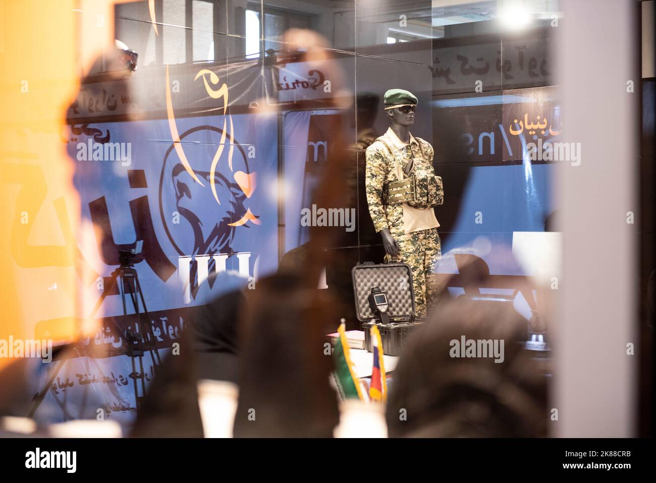 Tehran, Iran. 20th Oct, 2022. a mannequin decorated with military