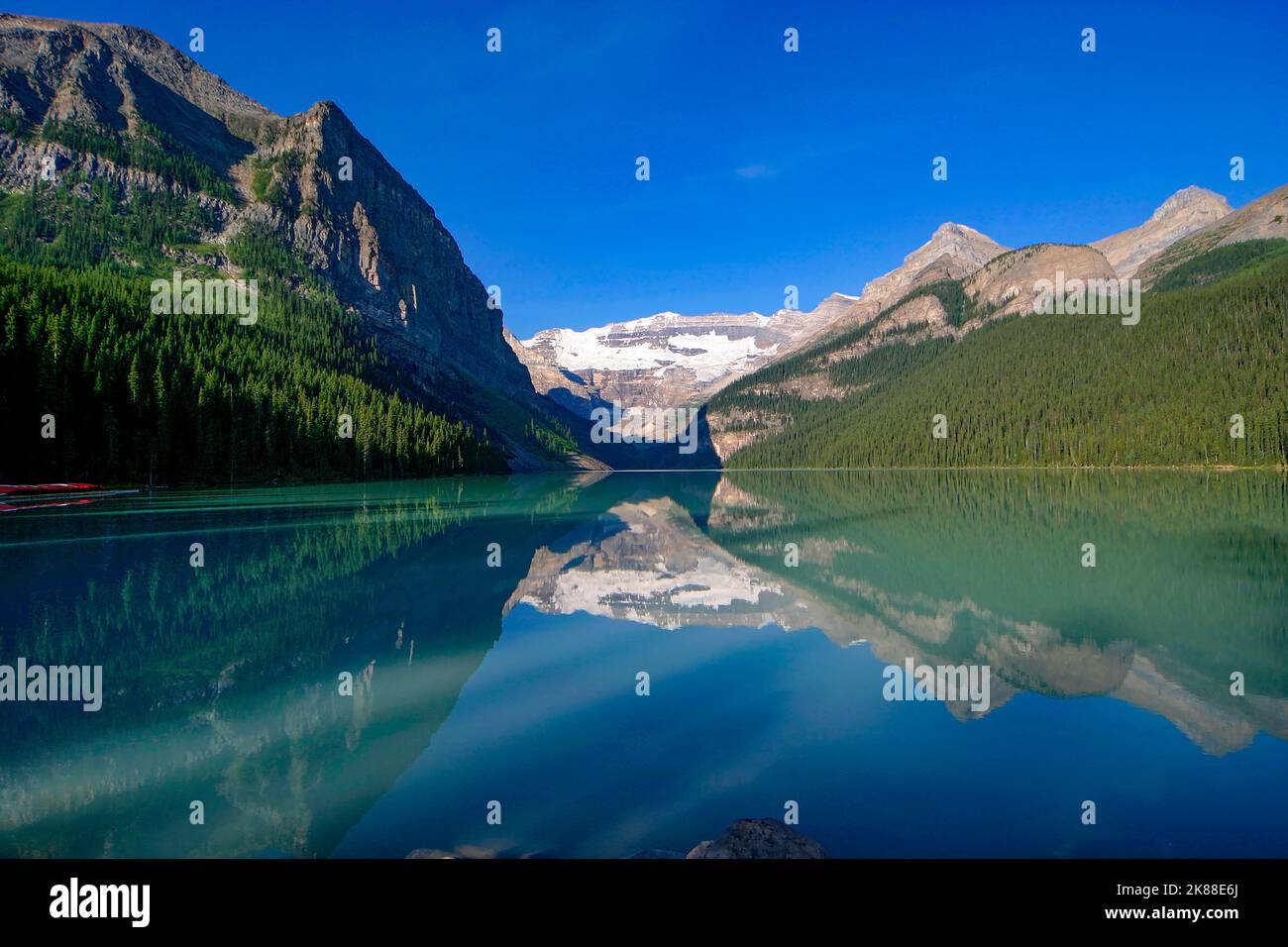 Lake Louise in Alberta, Canada Stock Photo Alamy