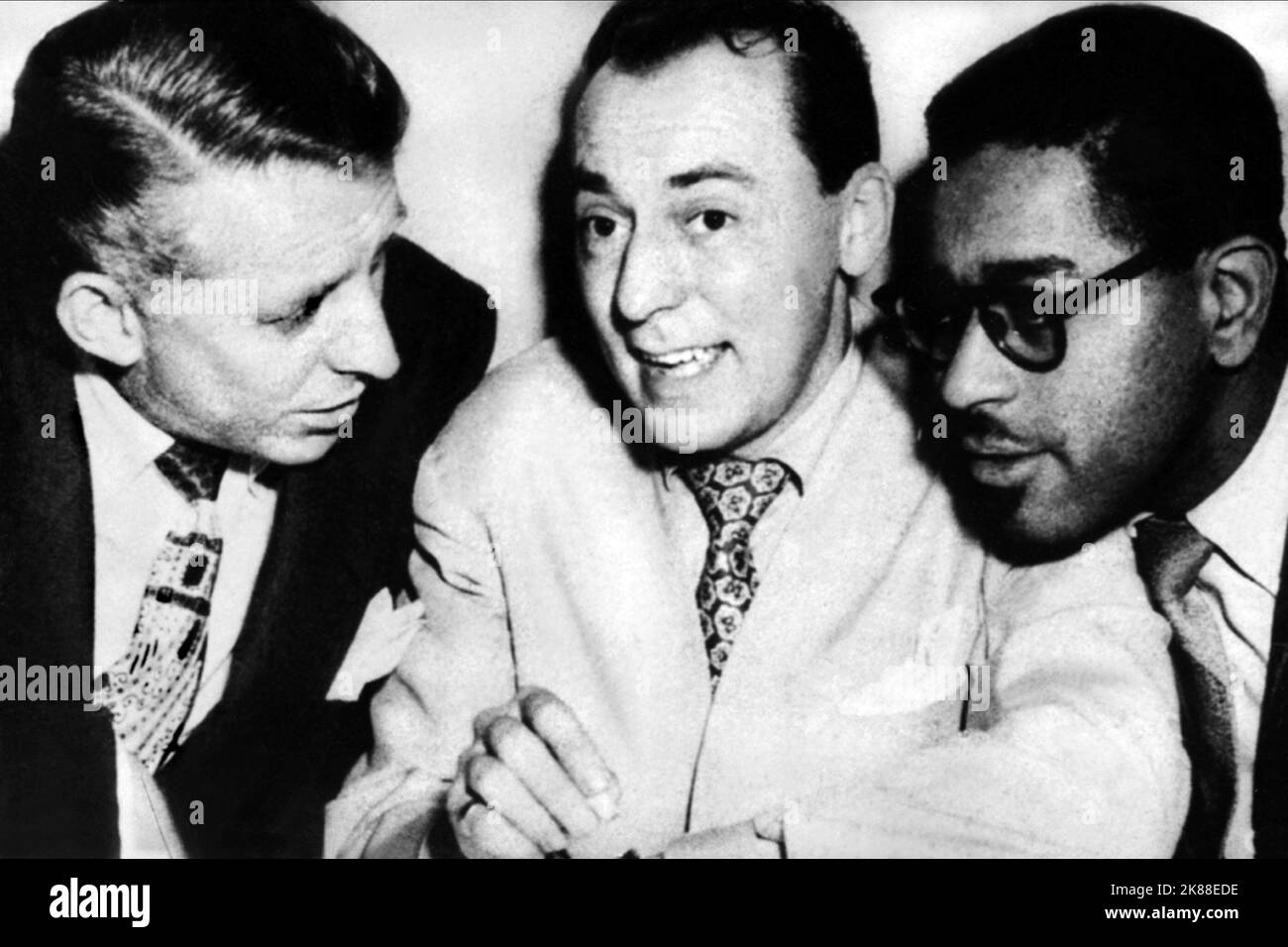 Stan Kenton, Woody Herman & Dizzy Gillespie  Jazz Musicians   01 June 1940   **WARNING** This Photograph is for editorial use only and is the copyright of The Film Company and/or the Photographer assigned by the Film or Production Company and can only be reproduced by publications in conjunction with the promotion of the above Film. A Mandatory Credit To The Film Company is required. The Photographer should also be credited when known. No commercial use can be granted without written authority from the Film Company. Stock Photo