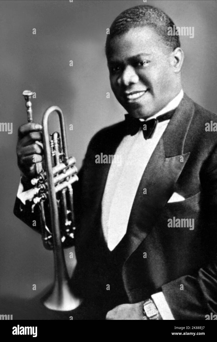 Louis Armstrong  Jazz Musician   Director: Paul Martin 01 May 1920   **WARNING** This Photograph is for editorial use only and is the copyright of The Film Company and/or the Photographer assigned by the Film or Production Company and can only be reproduced by publications in conjunction with the promotion of the above Film. A Mandatory Credit To The Film Company is required. The Photographer should also be credited when known. No commercial use can be granted without written authority from the Film Company. Stock Photo
