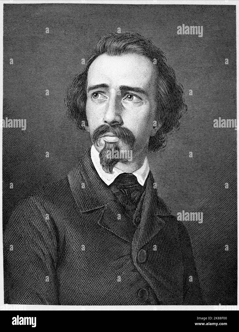 Emanuel Geibel  Writer (1815-1884)  / Gestochen Von Semmler / Engraving By Semmler 01 January 1860   **WARNING** This Photograph is for editorial use only and is the copyright of The Film Company and/or the Photographer assigned by the Film or Production Company and can only be reproduced by publications in conjunction with the promotion of the above Film. A Mandatory Credit To The Film Company is required. The Photographer should also be credited when known. No commercial use can be granted without written authority from the Film Company. Stock Photo