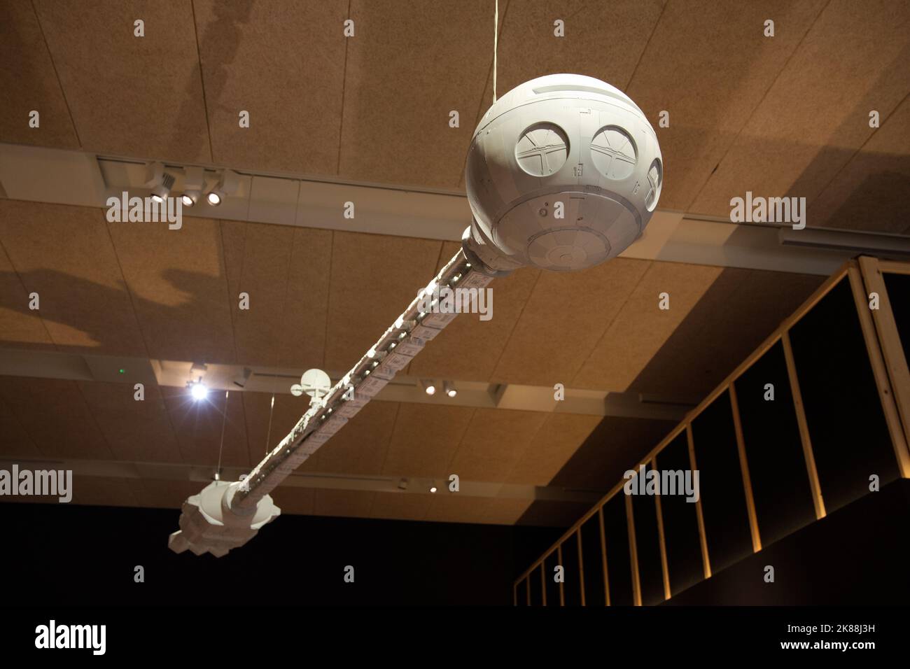 Discovery One spaceship model from 2001 A Space Odyssey Stock Photo