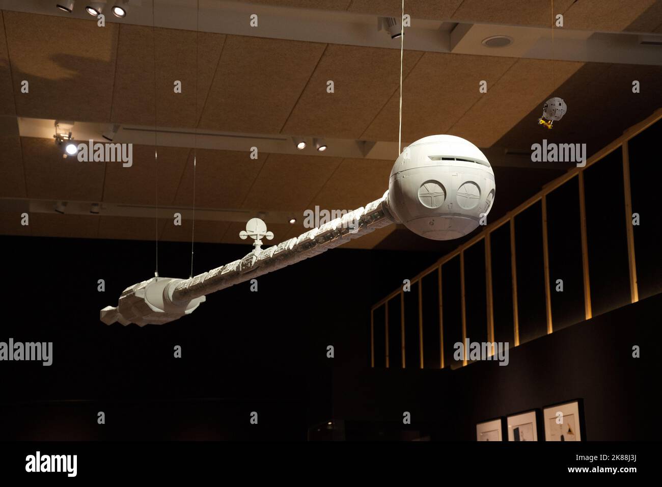 Discovery One spaceship model from 2001 A Space Odyssey Stock Photo