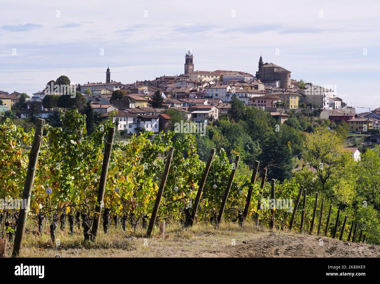 La Morra, Piedmont, Italy Stock Photo