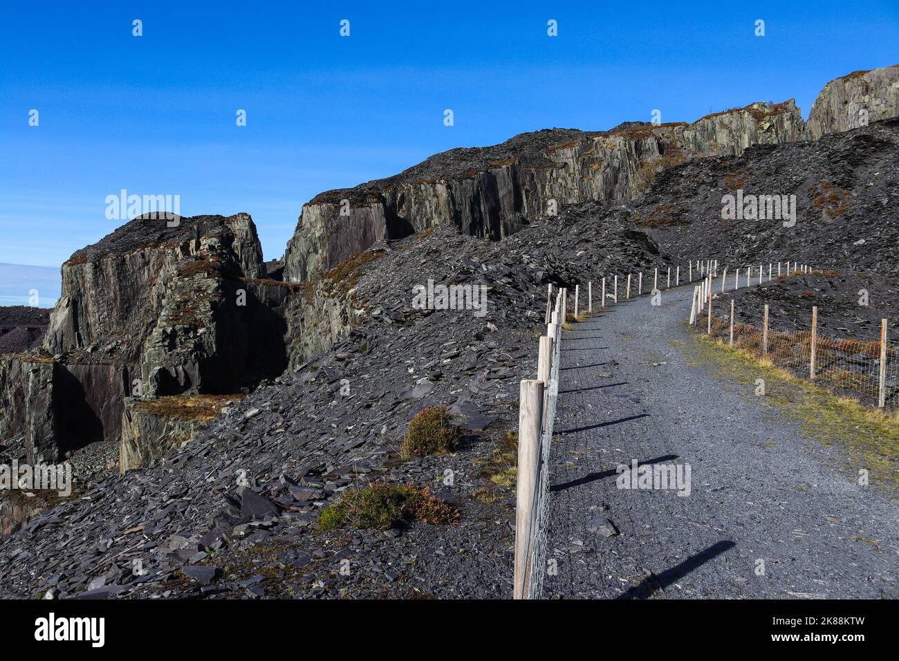 snowdonia llanberis dinorwic quarry wales Stock Photo