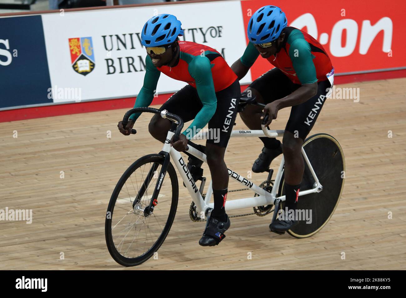 Kennedy OGADA of Kenya along with his pilot Njoki Peter Mwangi in the