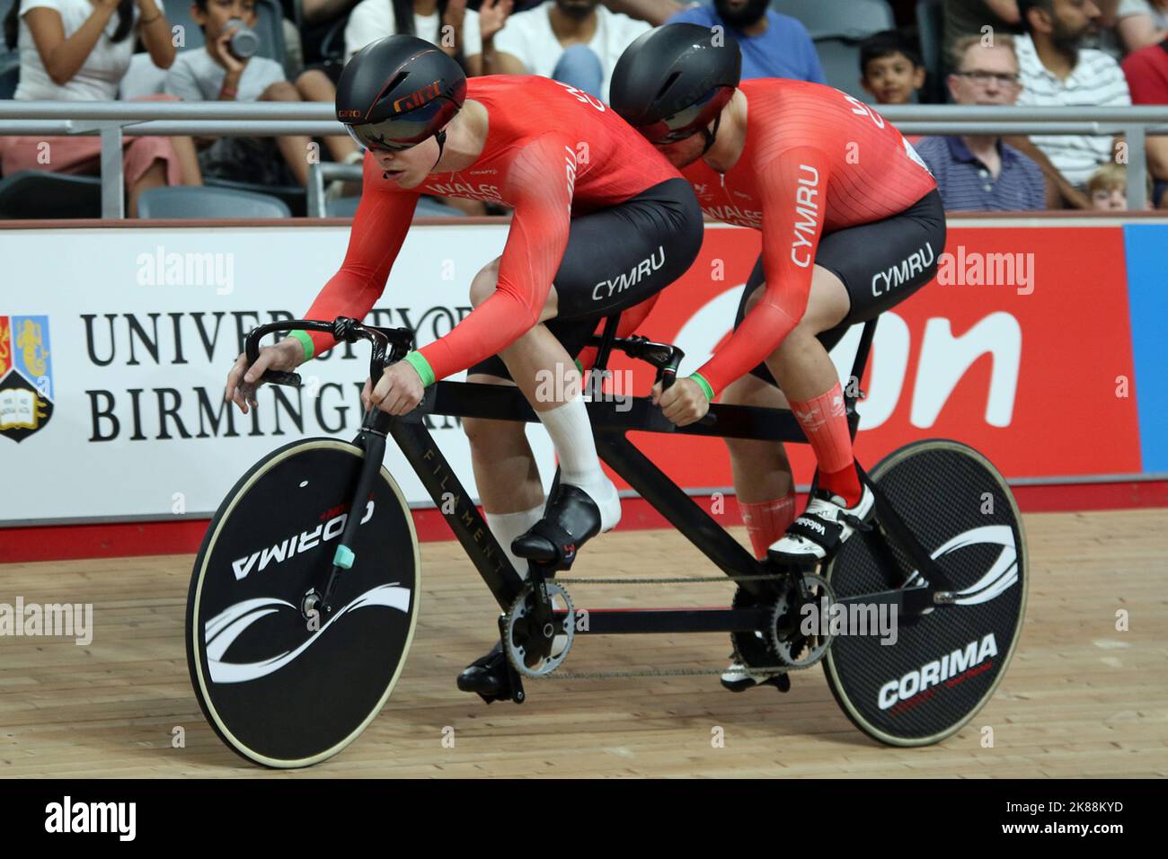 Alex Pope of Wales along with his pilot Lloyd Steffan in the Men's