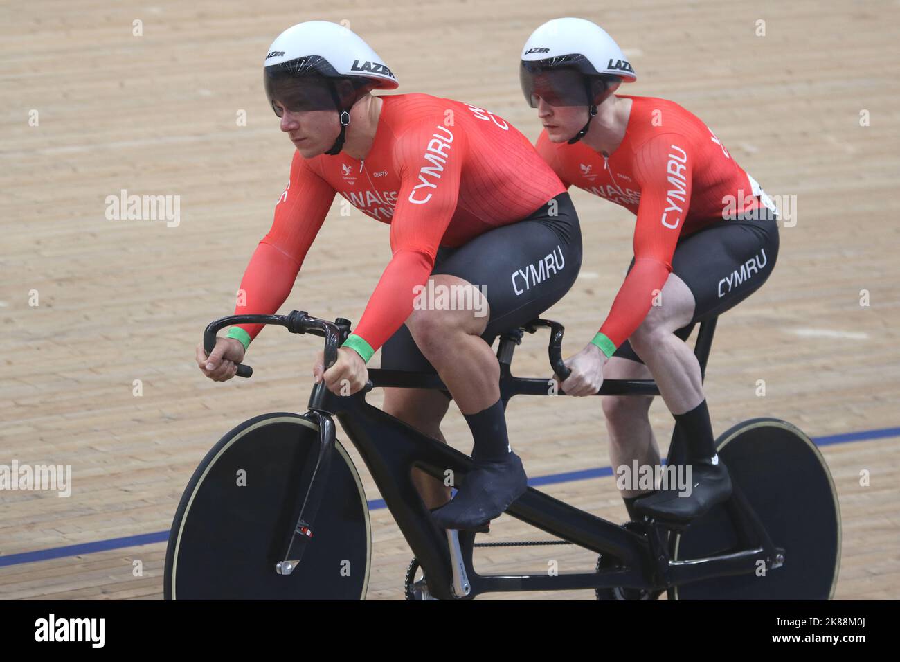 James BALL of Wales along with his pilot Matt Rotherham in the Men's