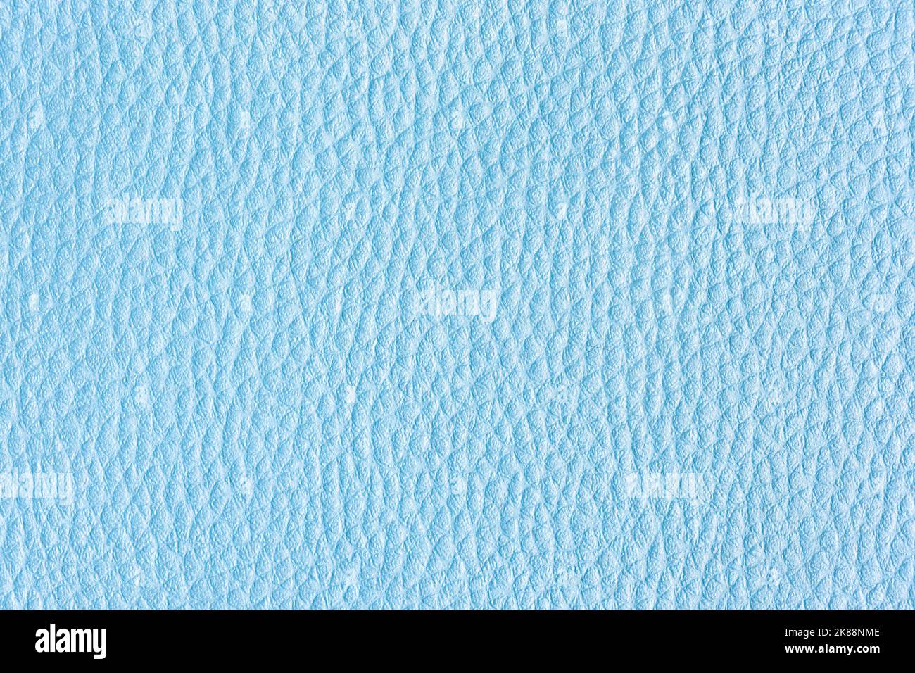 Blue Leather background texture. Full frame Stock Photo