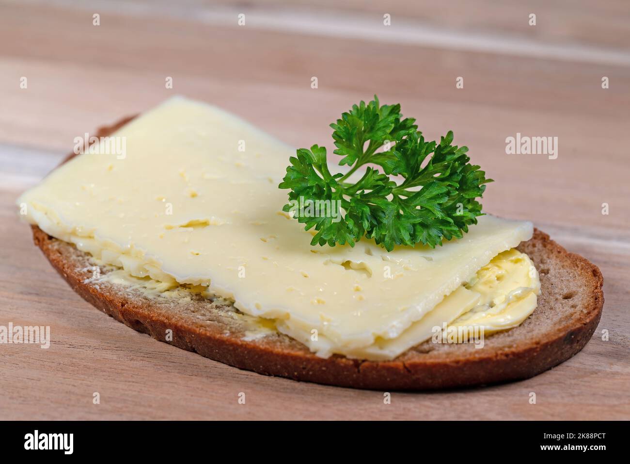 Cheese bread in a closeup Stock Photo