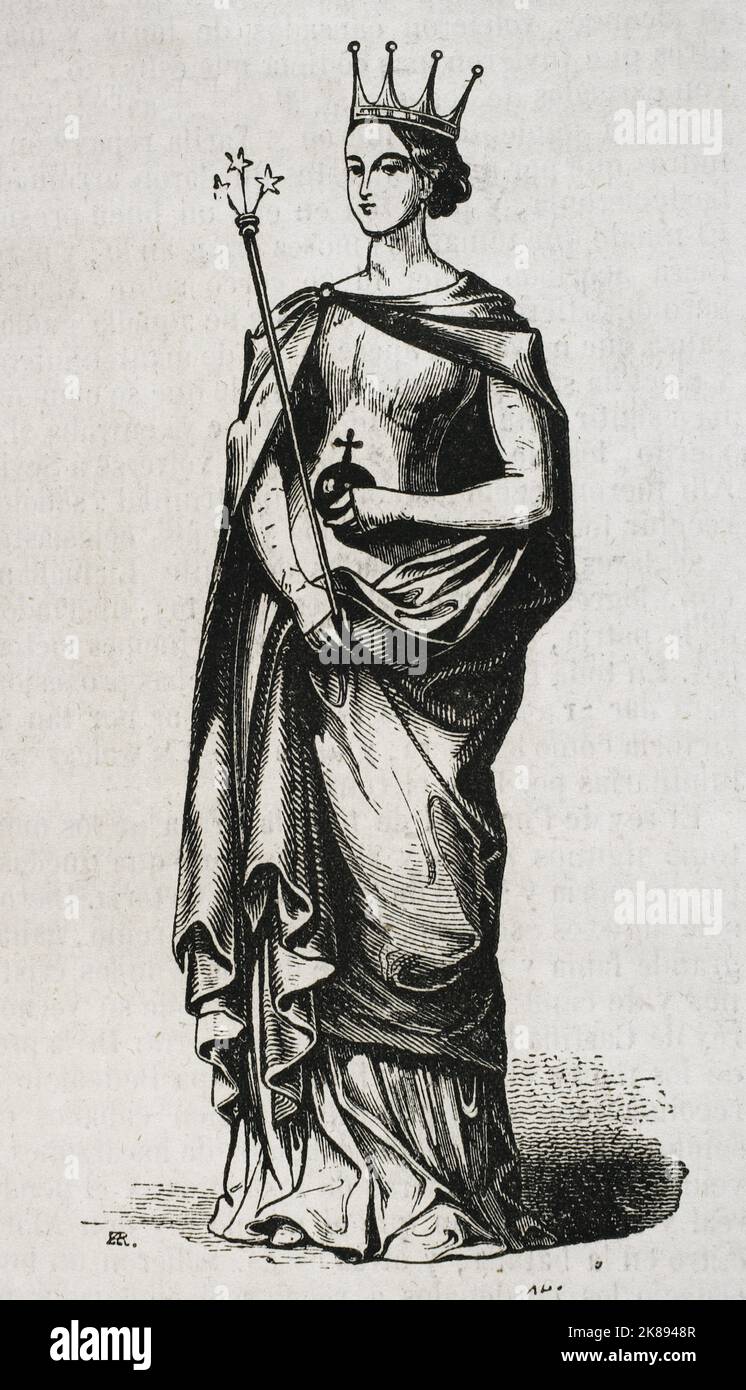 Eleanor of Sicily Stock Photo Alamy