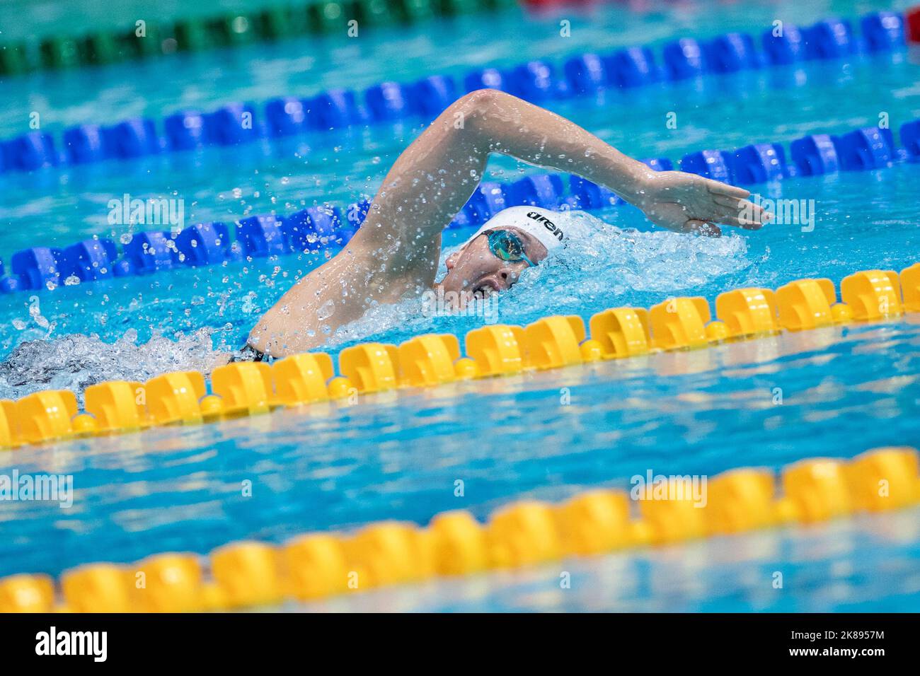 Berlin, Germany. 21st Oct, 2022. Swimming World Cup, Decisions, 400m