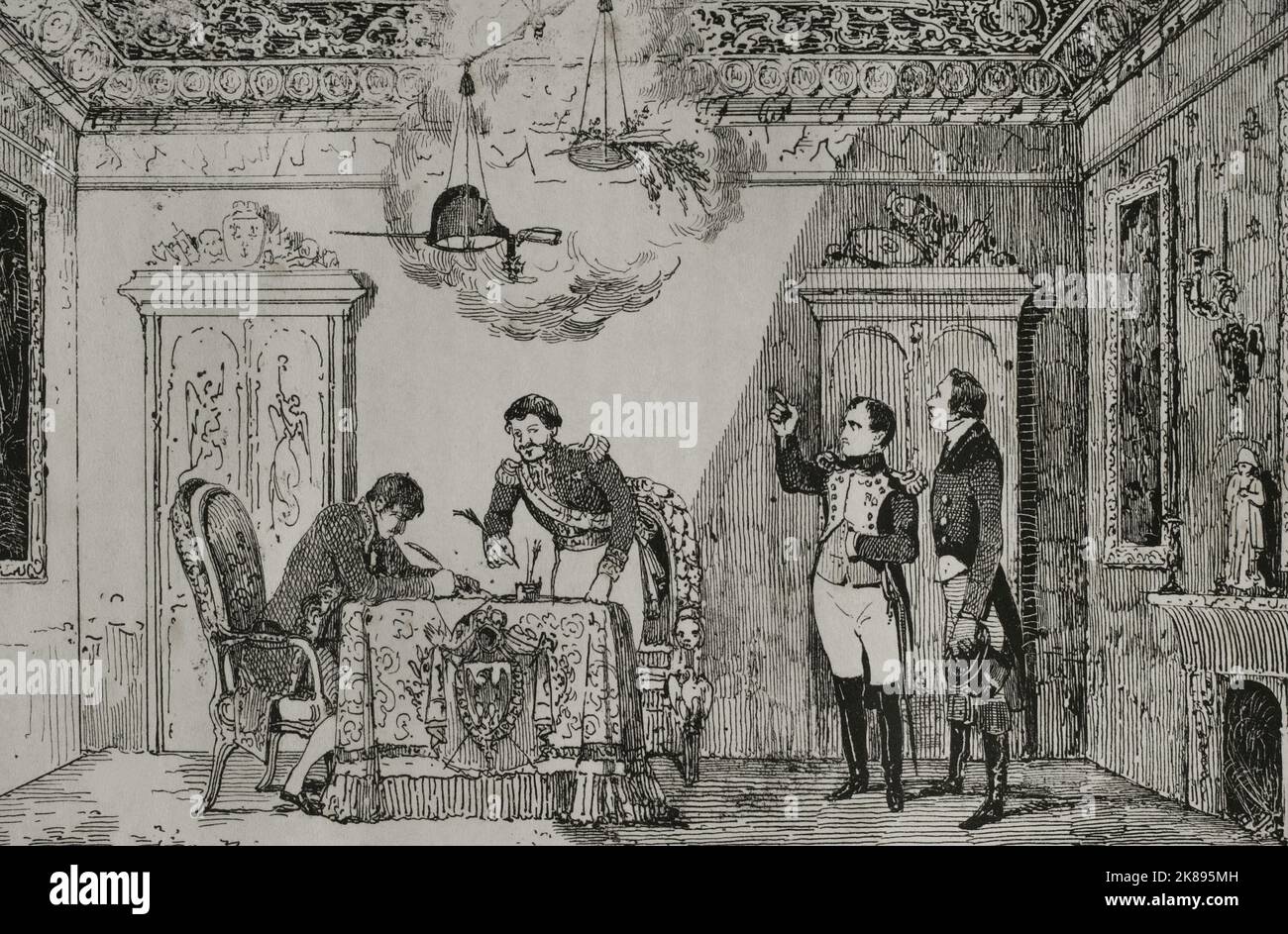 Treaty of Fontainebleau Stock Photo Alamy