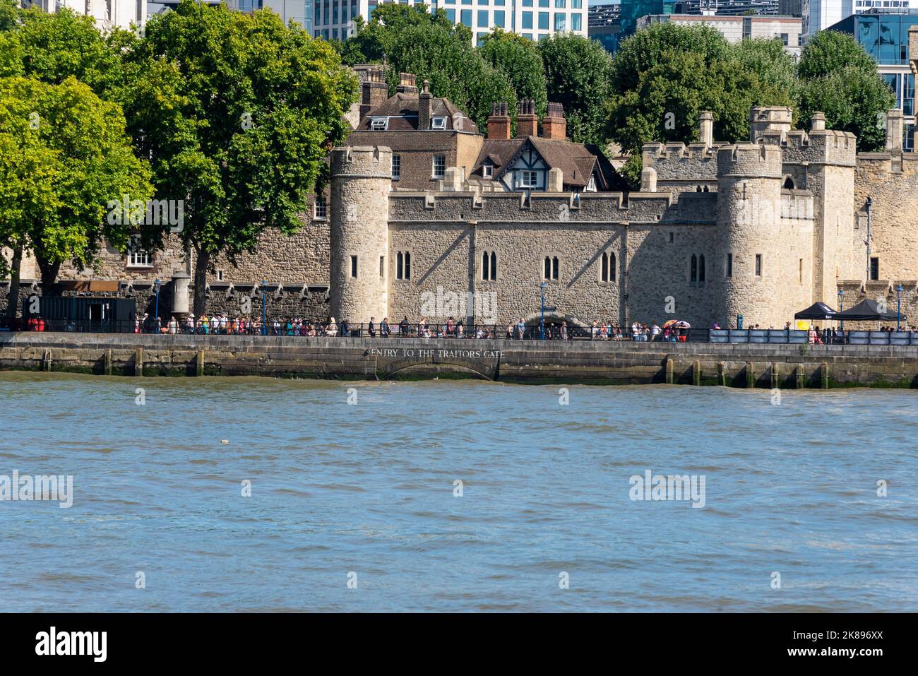 Tower of London, City of London historic castle. St. Thomas tower and