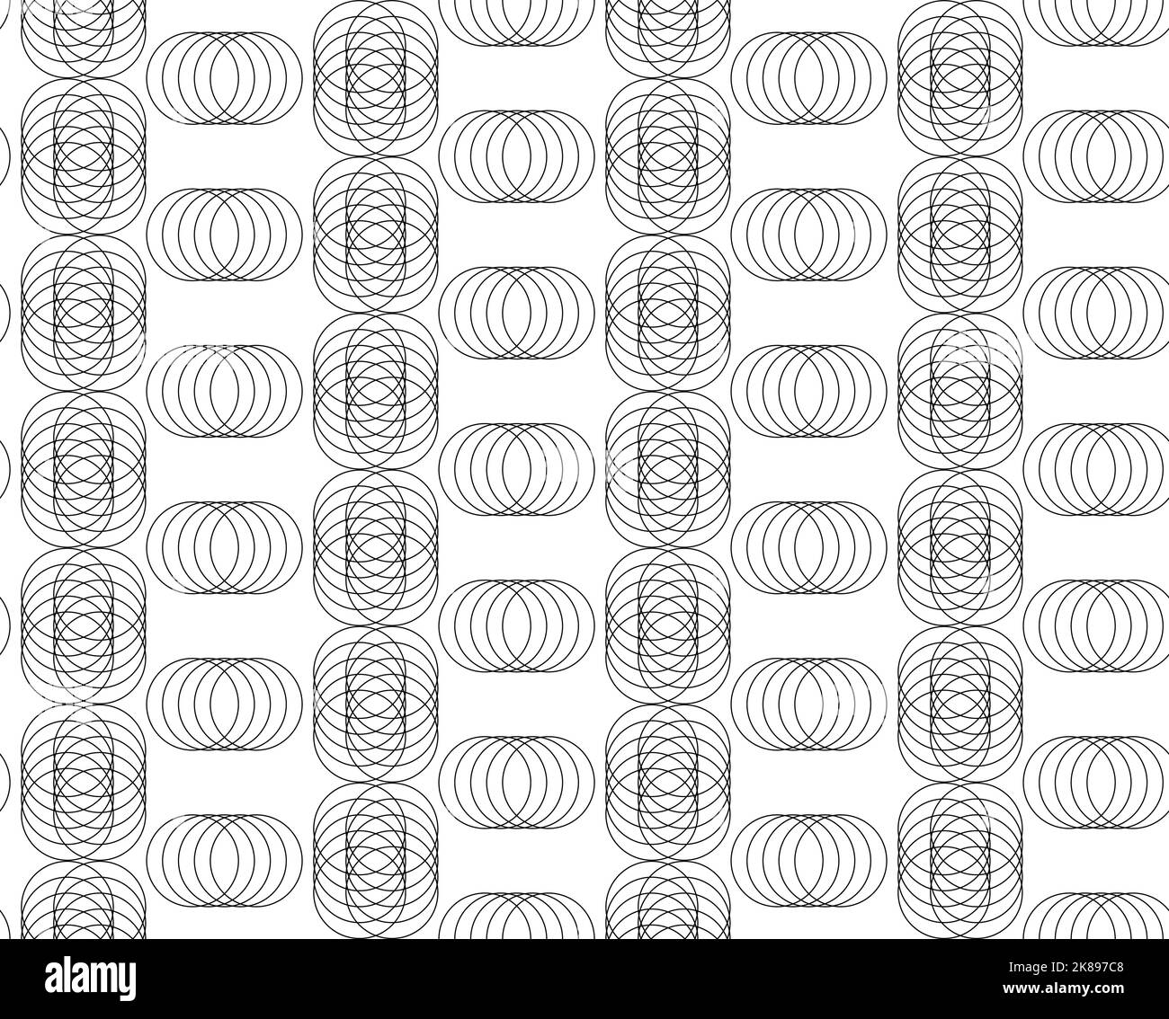 Spirograph Pattern Vector Spirograph vector pattern Black and White Stock Photos & Images - Alamy
