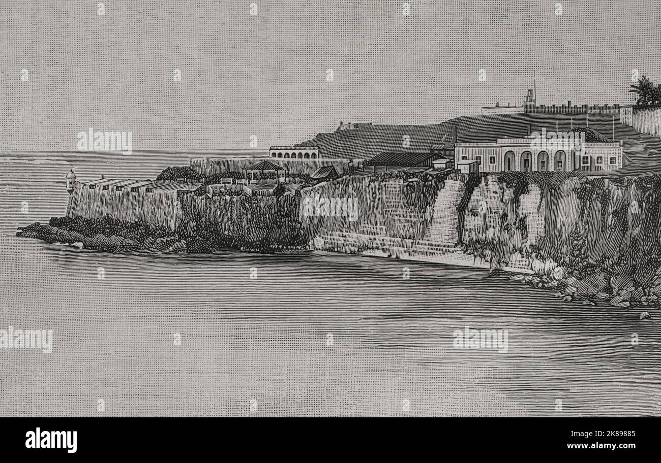 Puerto Rico, San Juan. Port entrance Stock Photo Alamy