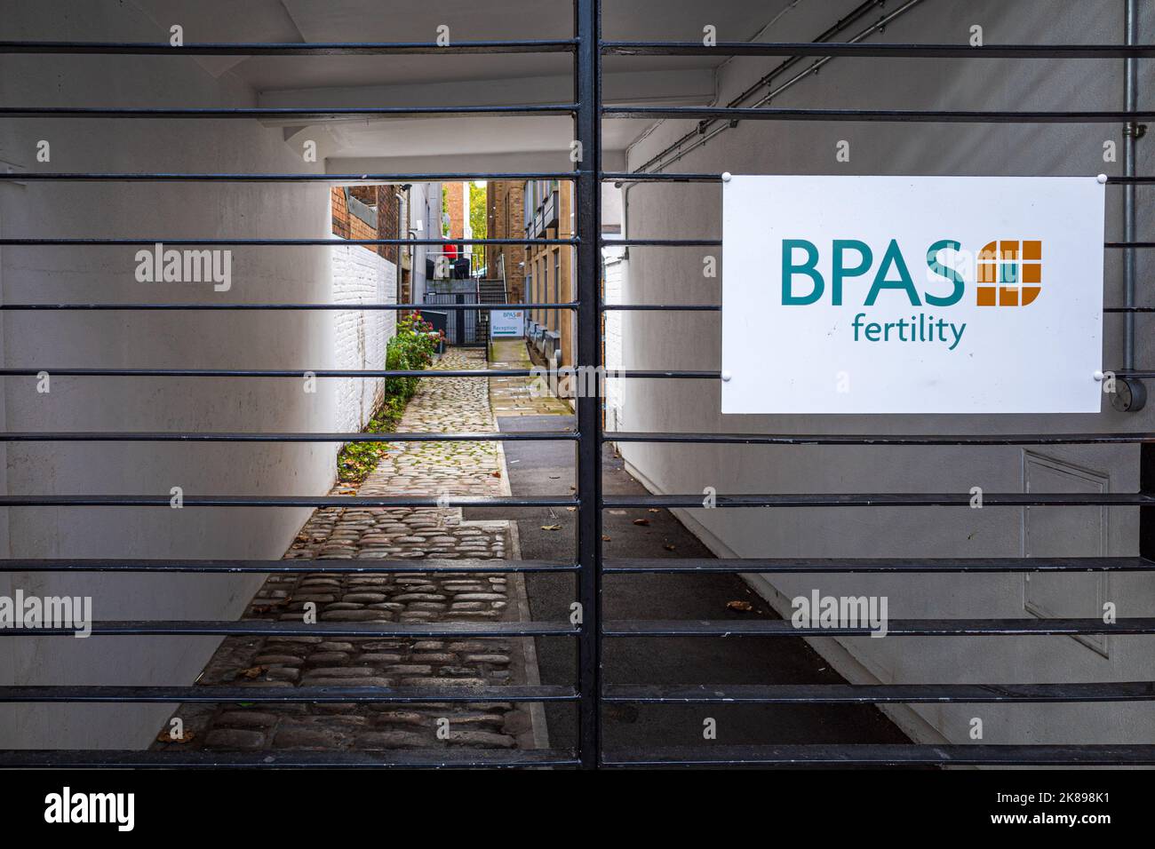 BPAS Fertility Services at Christopher Place, Chalton St, London. Provider of not-for-profit fertility service outside the NHS. Stock Photo