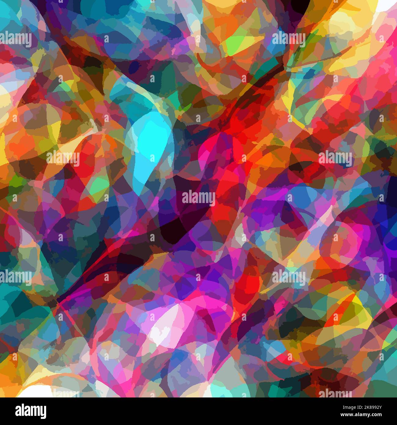 Artistic psychedelic colors pattern background Stock Photo