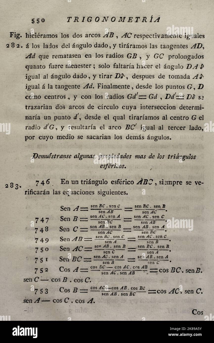 Elements of Mathematics. Stock Photo