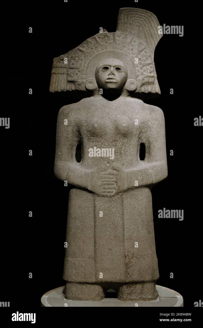 Female figure depicting Tlazolteotl, goddess of fertility Stock Photo