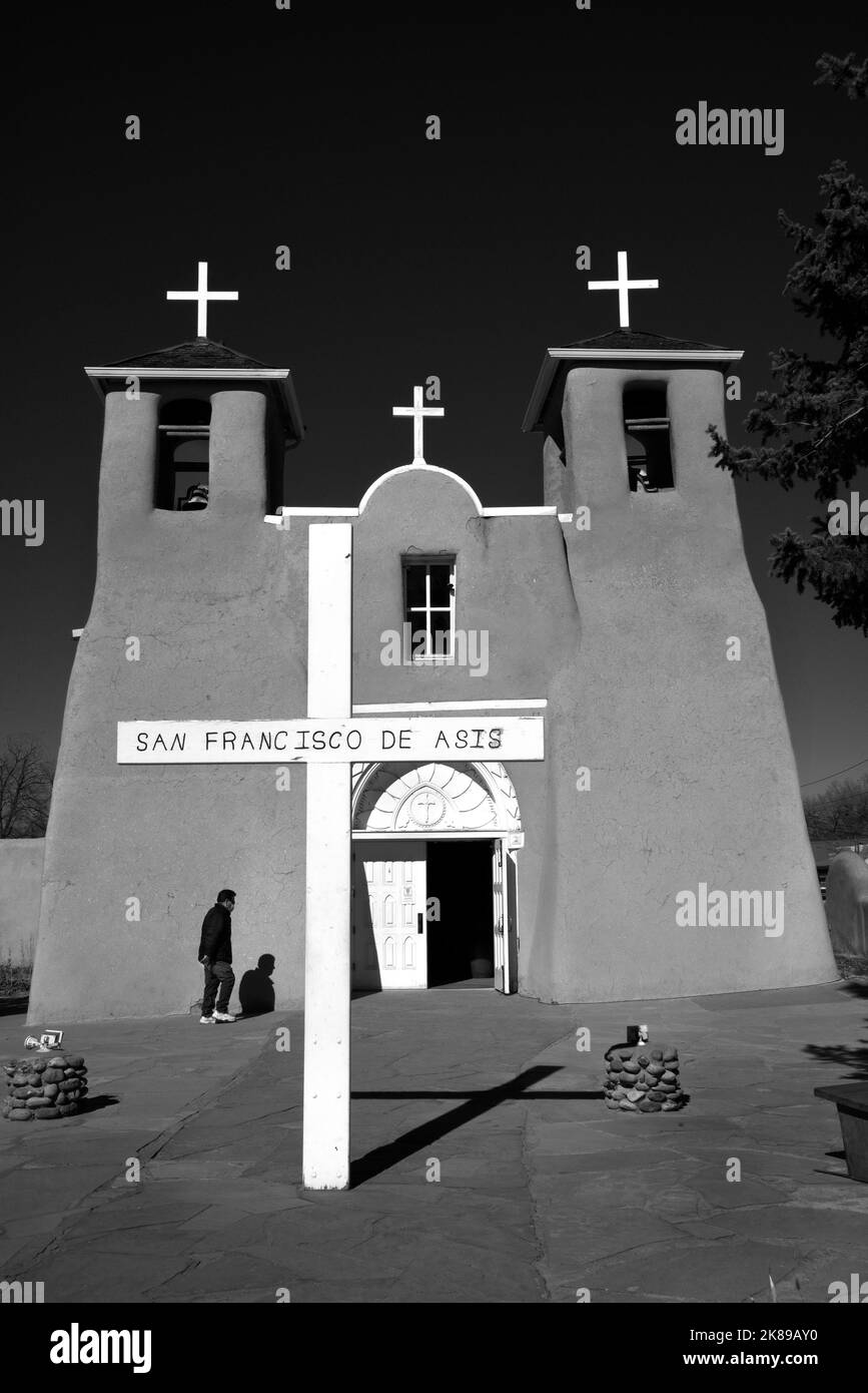 The historic 18th century Saint Francis de Asis Catholic Mission Church