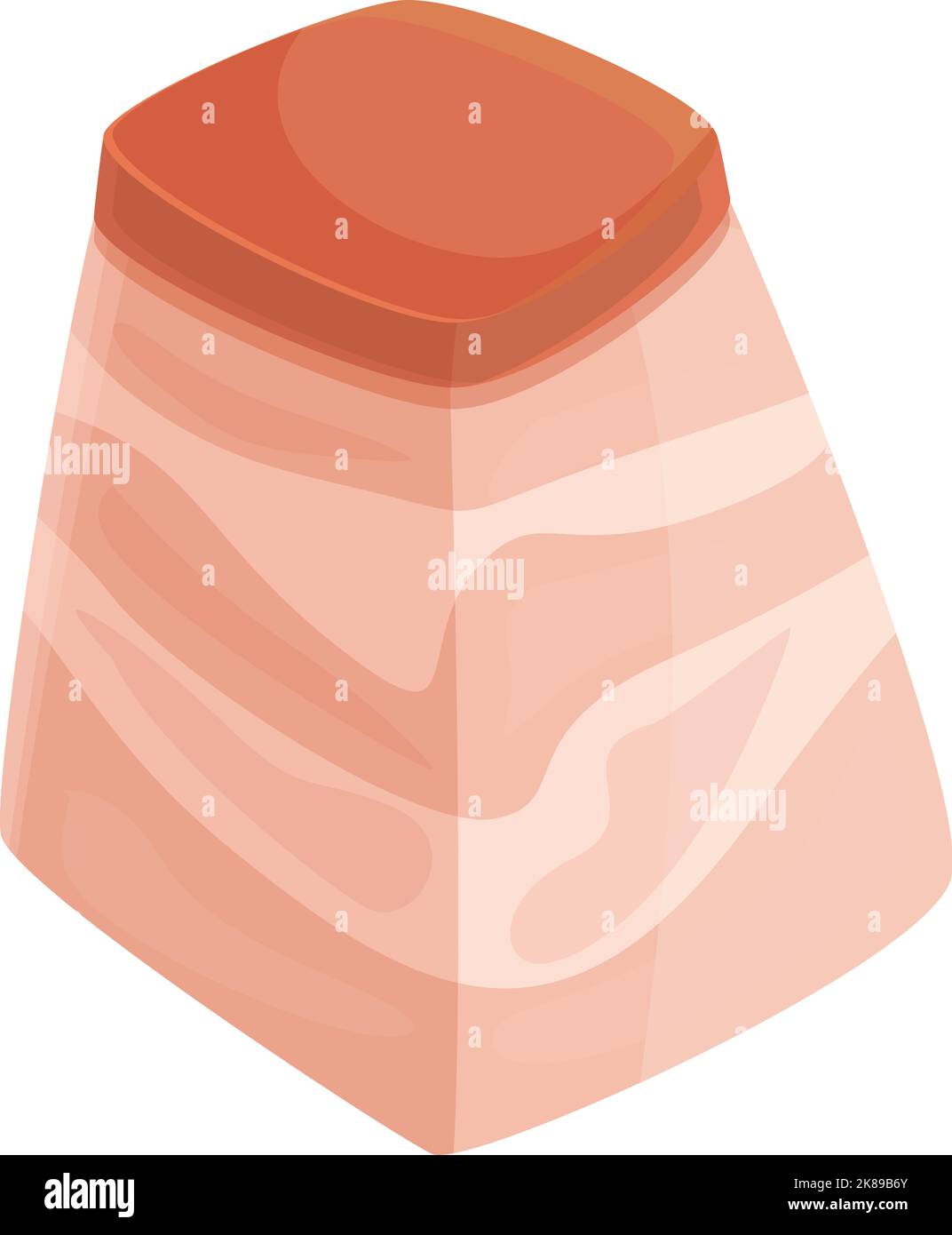Chop meat icon cartoon vector. Lard steak. Salami roast Stock Vector ...