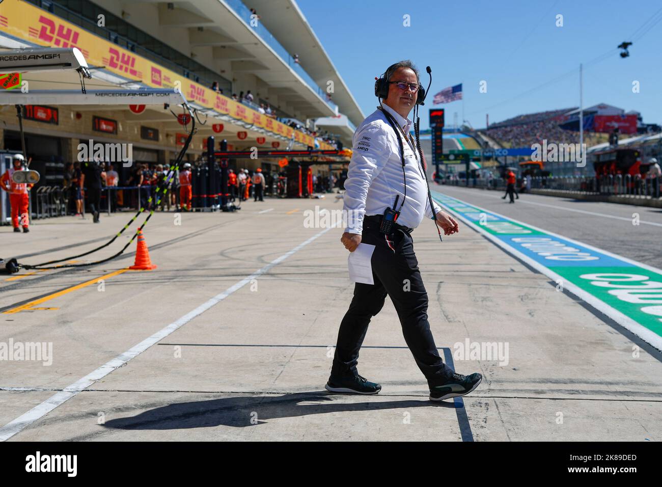 Austin, USA. 21st Oct, 2022. Ron Meadows (GBR, Mercedes-AMG Petronas F1 Team), F1 Grand Prix of USA at Circuit of The Americas on October 21, 2022 in Austin, United States of America. (Photo by HIGH TWO) Credit: dpa/Alamy Live News Stock Photo