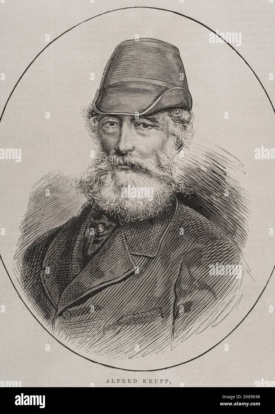 Friedrich Alfred Krupp. Stock Photo