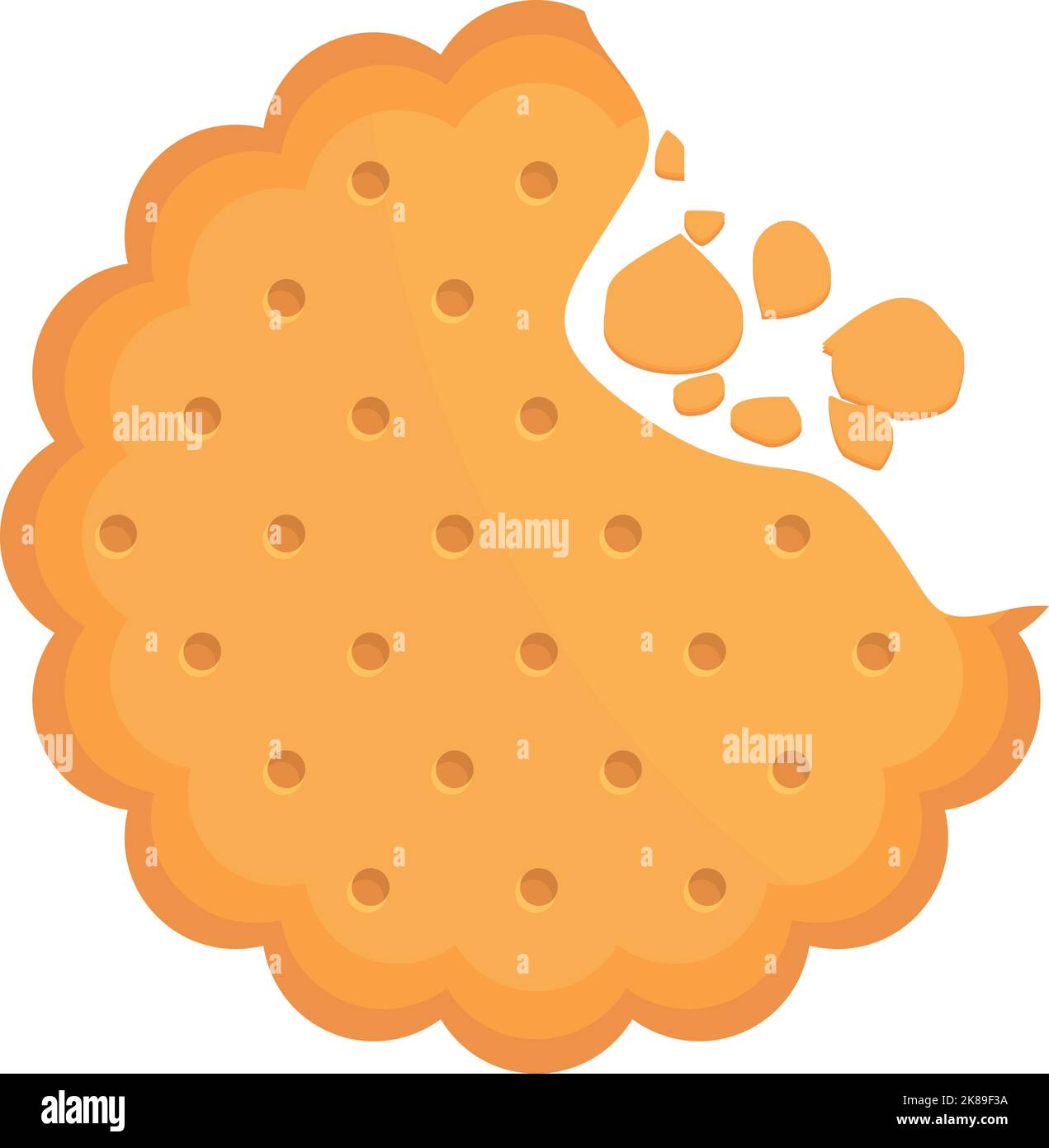 Bite Cracker Icon Cartoon Vector Cookie Food Cake Biscuit Stock Vector Image And Art Alamy 4419