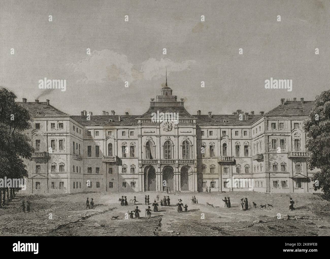 Konstantin Palace. Stock Photo