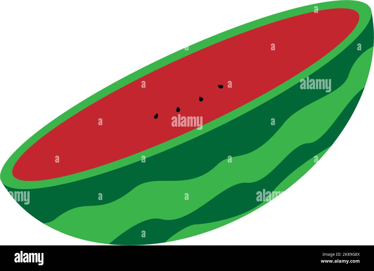 watermelon icon vector logo illustration design Stock Vector