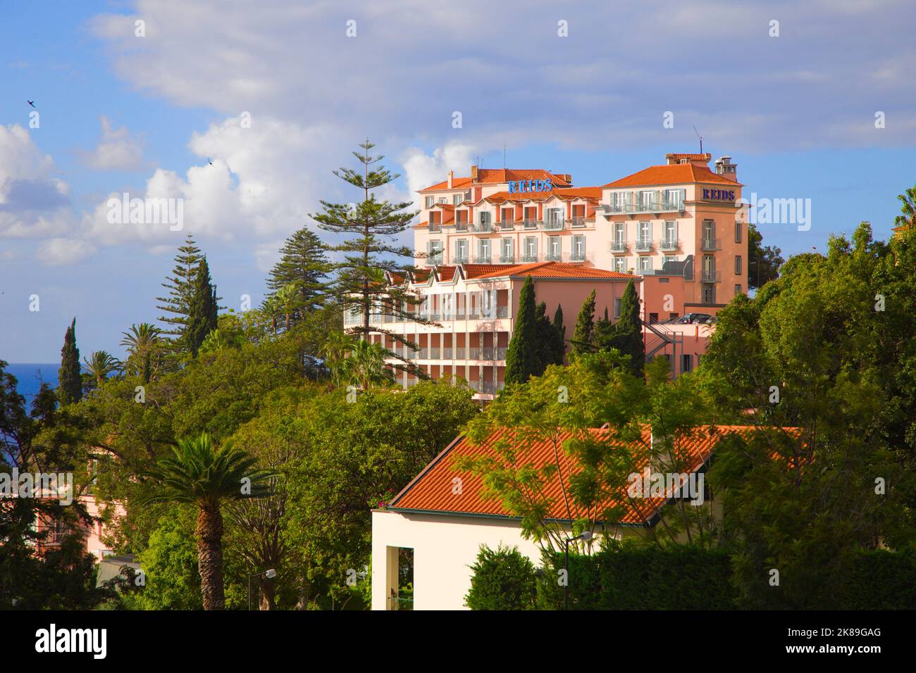 Portugal, Madeira, Funchal,  Hotel Zone, Reids Hotel, tourism, Stock Photo