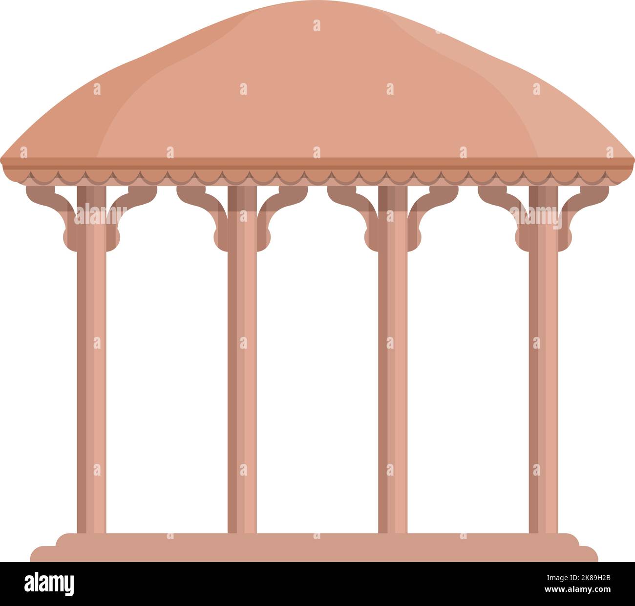 Architecture pergola icon cartoon vector. House building. Gazebo park ...