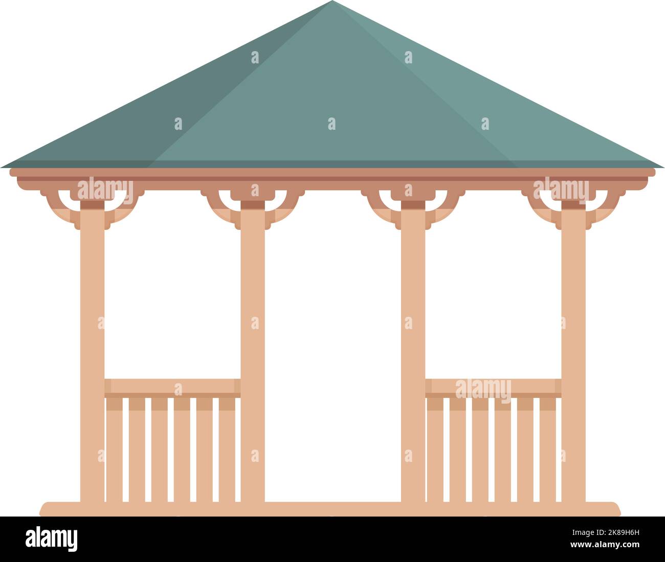 City pergola icon cartoon vector. Wedding house. Home nature Stock ...