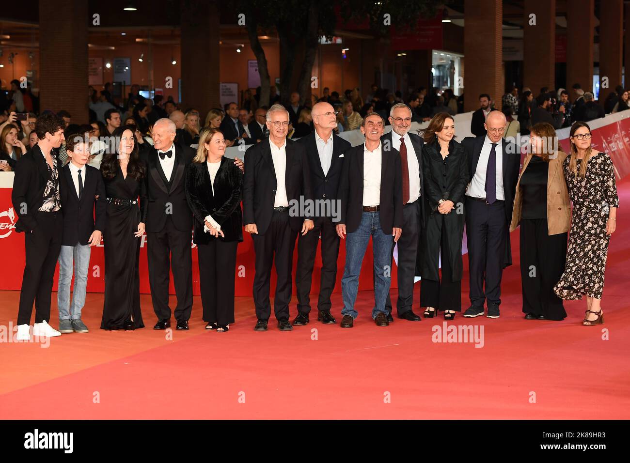 Rome, Italy. 21st Oct, 2022. Roma Cinema Fest 2022. Red carpet film ...