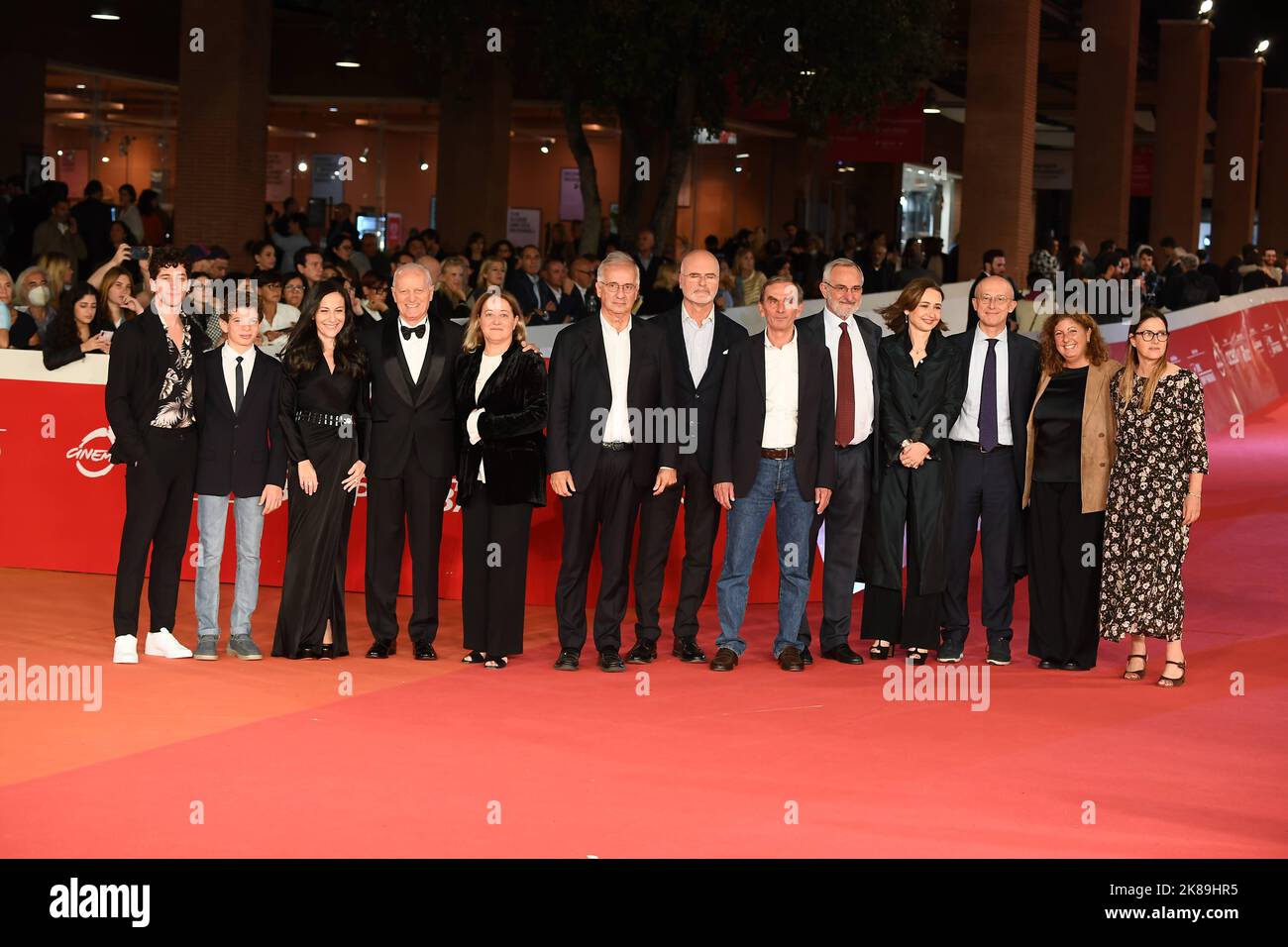 Rome, Italy. 21st Oct, 2022. Roma Cinema Fest 2022. Red carpet film ...