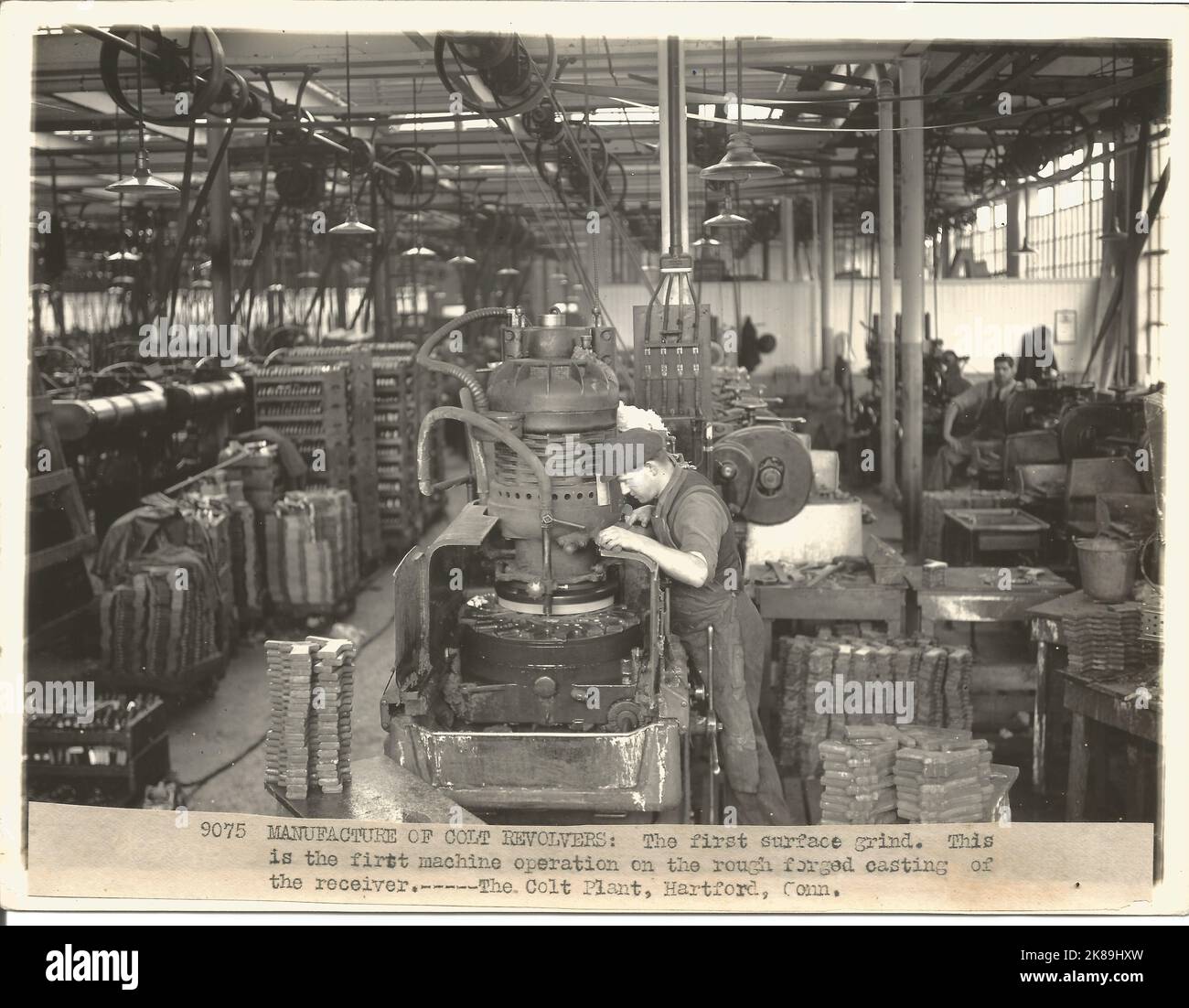 WWI colt revolvers manufacturing plant Hartford Ct Stock Photo Alamy