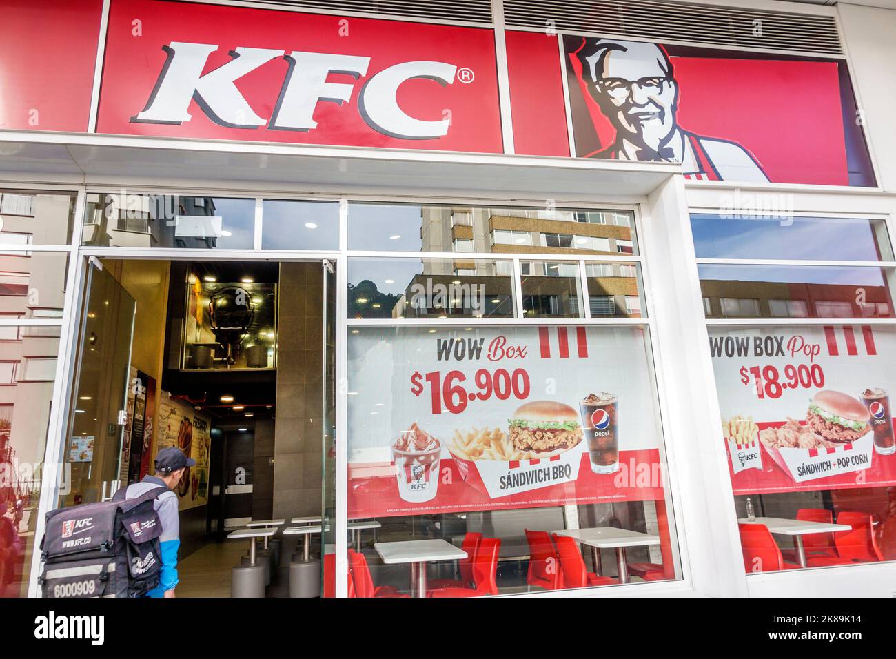 Bogota Colombia,Chapinero Norte Avenida Carrera 7,KFC Kentucky Fried Chicken fast food