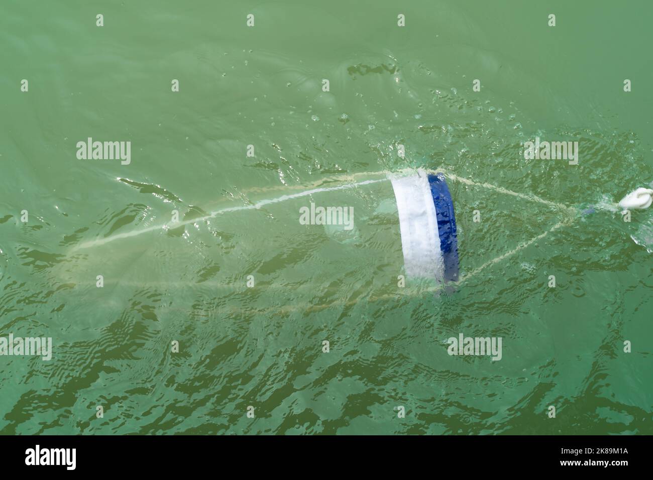 Plankton sampling Stock Photo