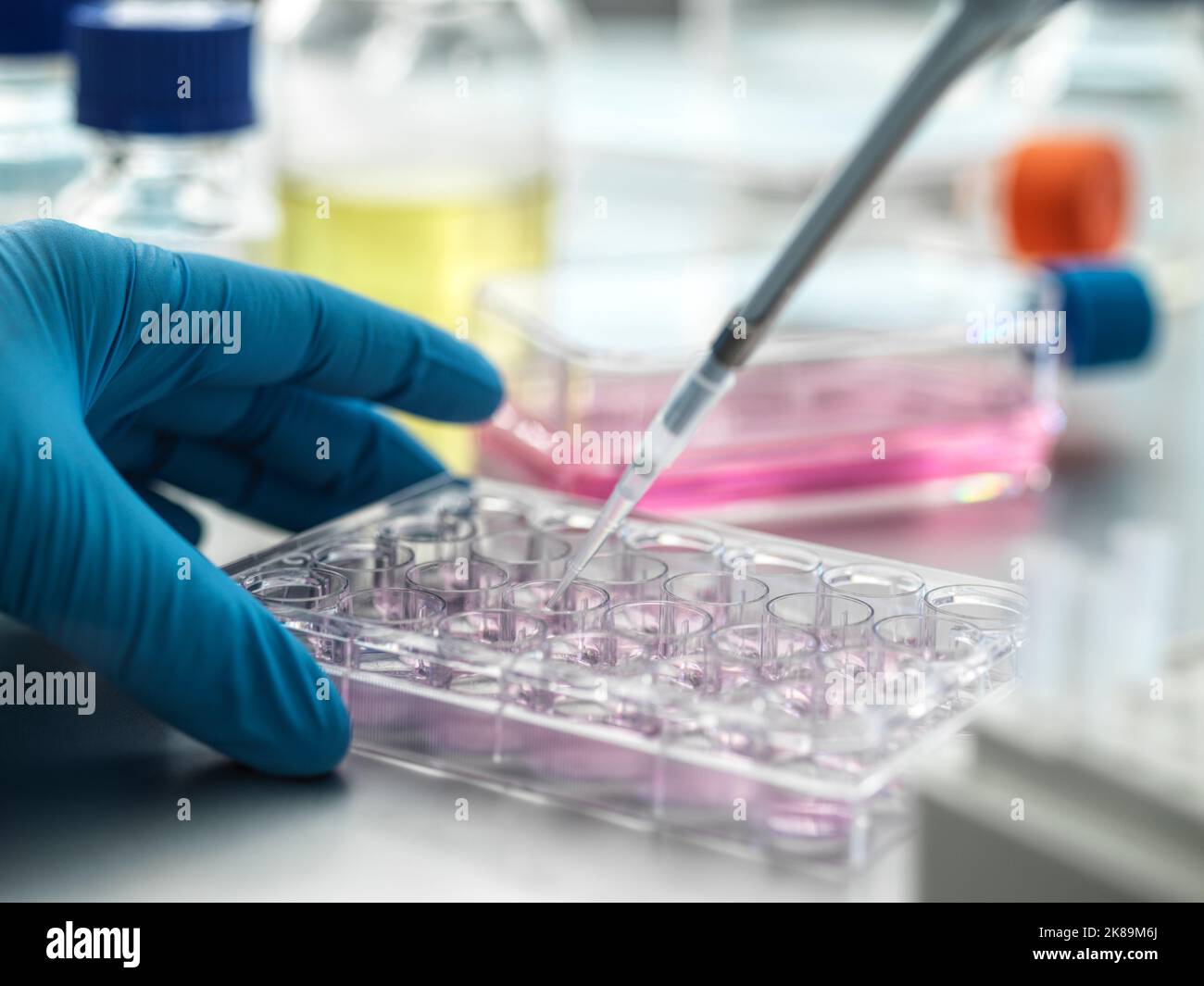 Pharmaceutical research Stock Photo