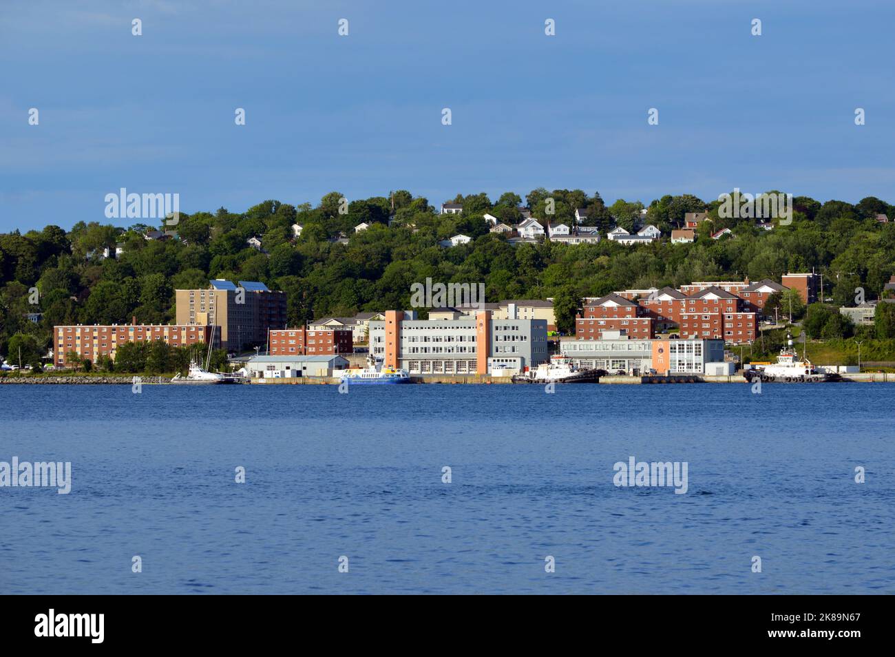 Centre for Ocean Ventures and Entrepreneurship (COVE) at the former Canadian Coast Guard Base Dartmouth on Parker Street (July 2022) Stock Photo