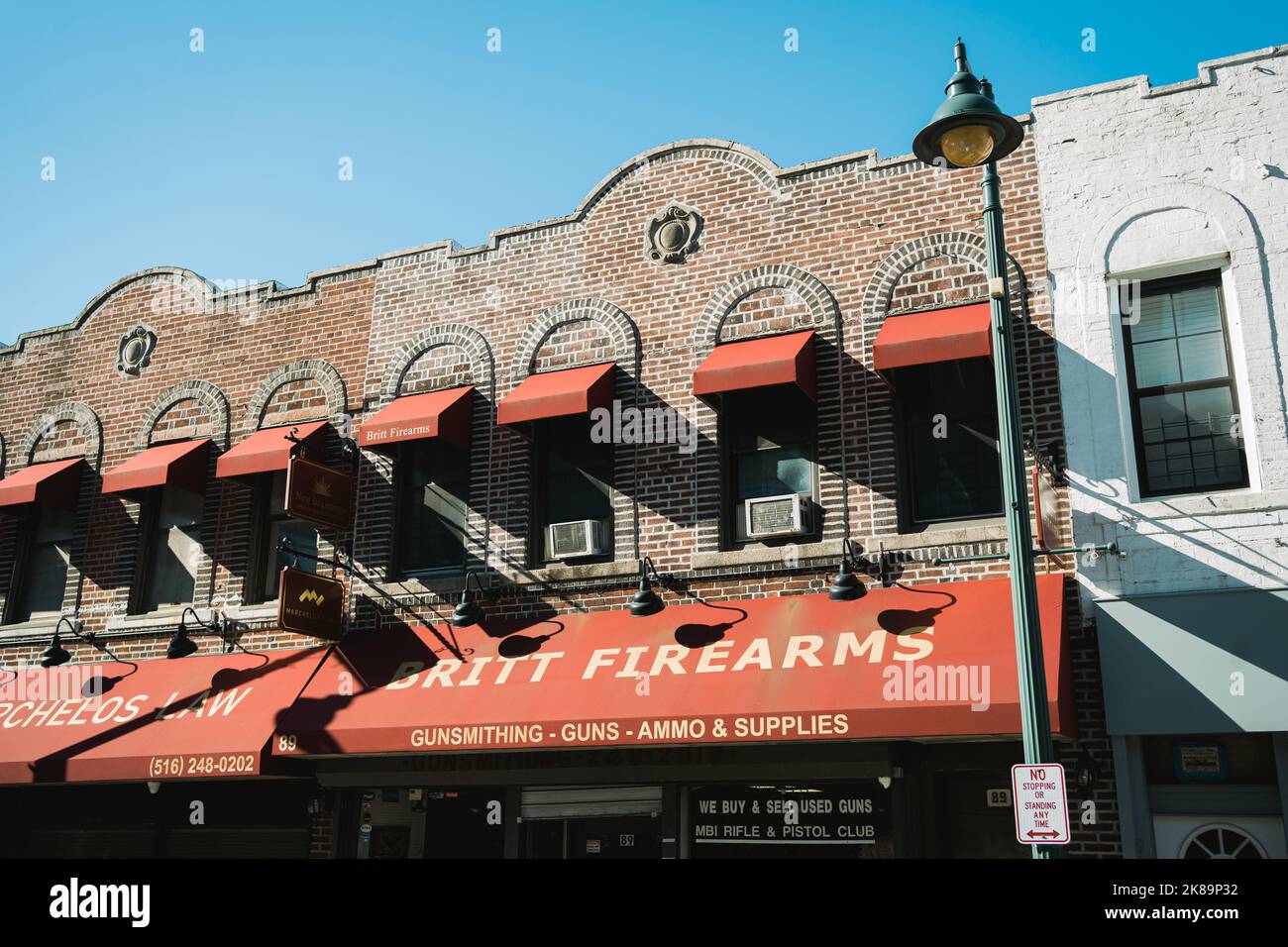 Historic architecture, Mineola, New York Stock Photo Alamy